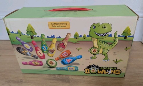 Kids bowling set dinosaur - bowling,