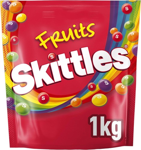 Skittles sweets bag fruit - sweets, bag,